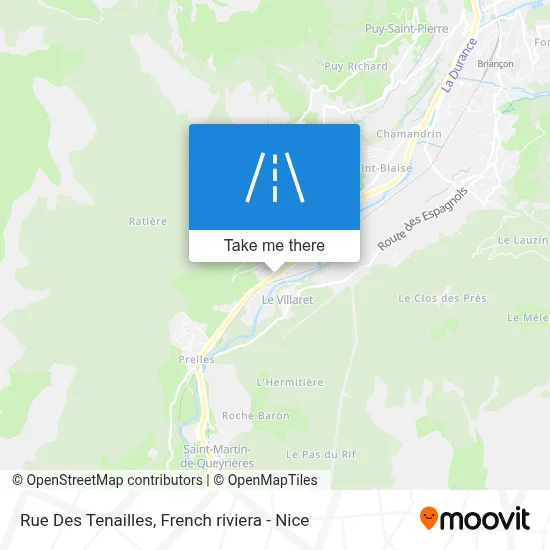 Rue Des Tenailles map