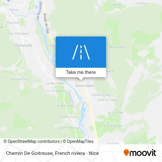 Chemin De Goitreuse map