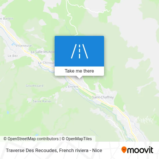 Traverse Des Recoudes map