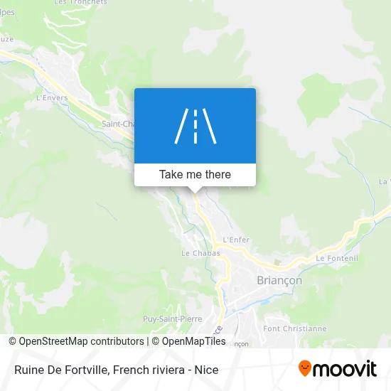 Ruine De Fortville map