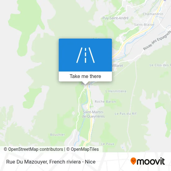 Rue Du Mazouyer map