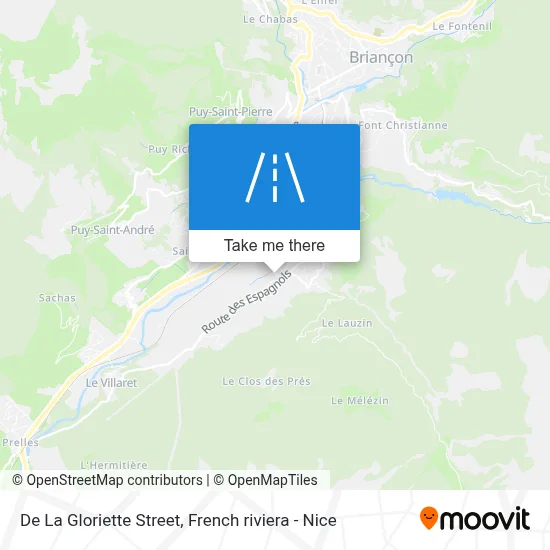 Rue De La Gloriette map