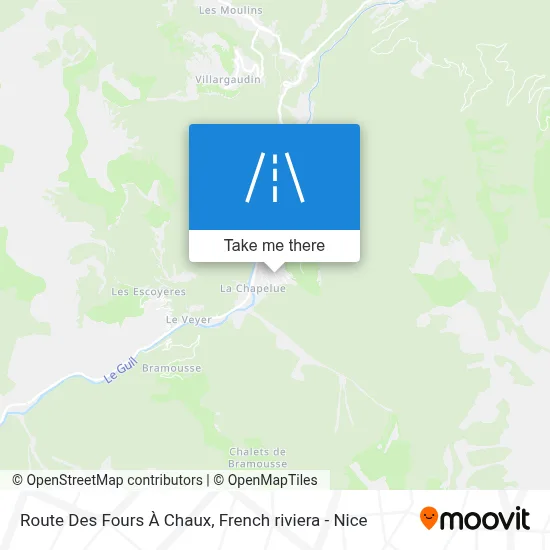 Route Des Fours À Chaux map