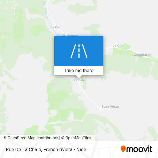 Rue De La Chalp map