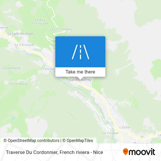 Traverse Du Cordonnier map