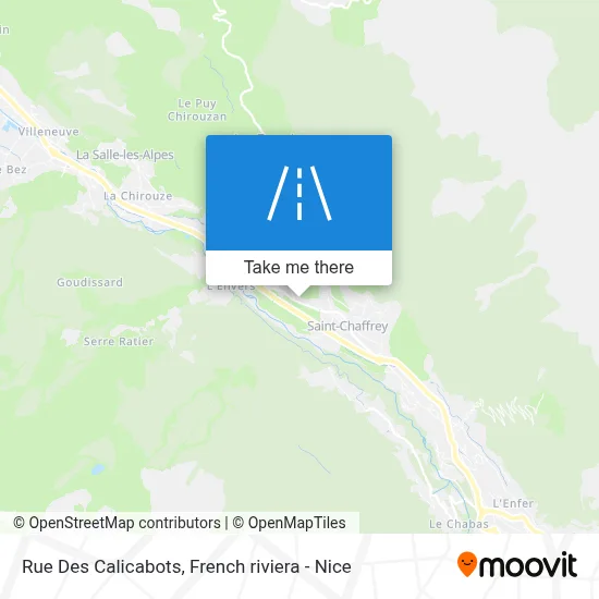 Mapa Rue Des Calicabots