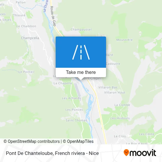 Pont De Chanteloube map