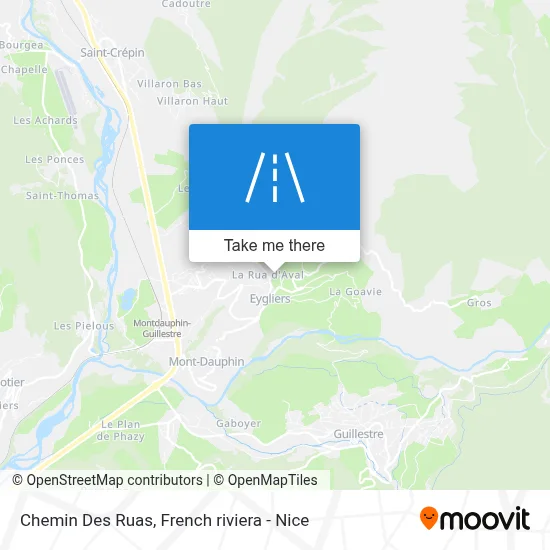 Chemin Des Ruas map
