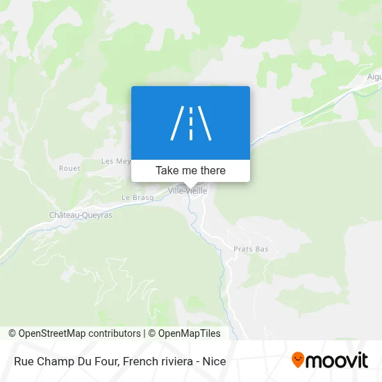 Rue Champ Du Four map