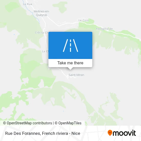 Rue Des Forannes map