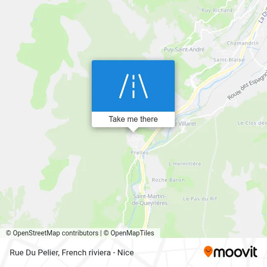 Mapa Rue Du Pelier