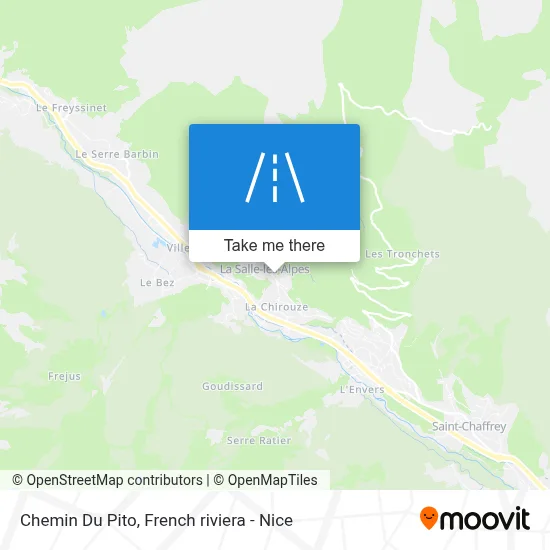 Chemin Du Pito map