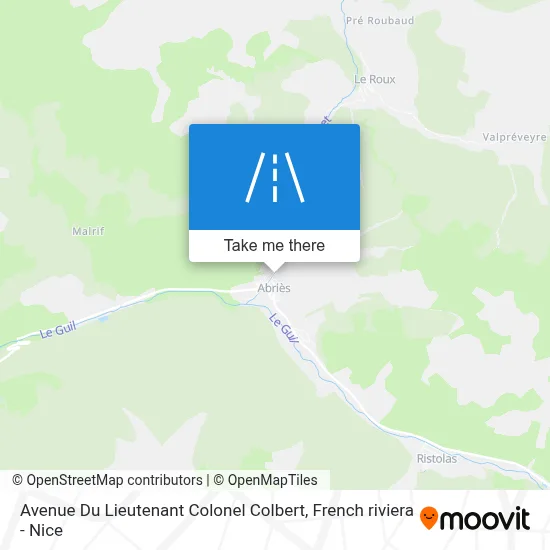 Avenue Du Lieutenant Colonel Colbert map