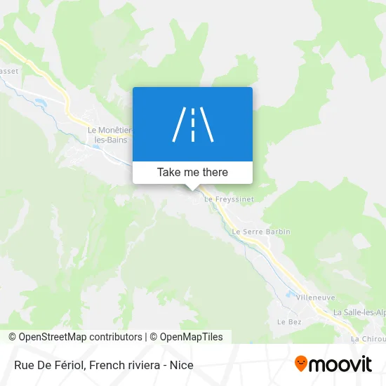 Rue De Fériol map