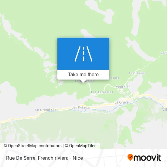 Mapa Rue De Serre