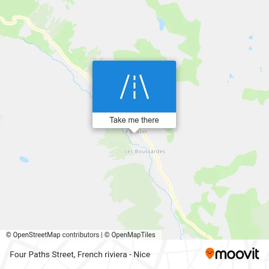 Rue Des Quatre Chemins map