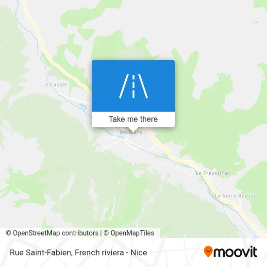 Mapa Rue Saint-Fabien