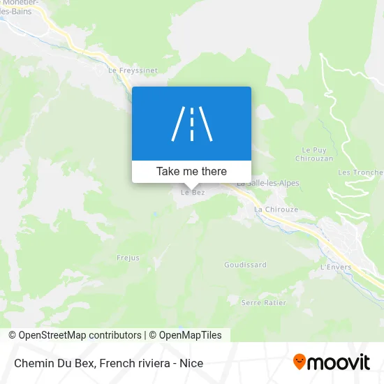 Chemin Du Bex map