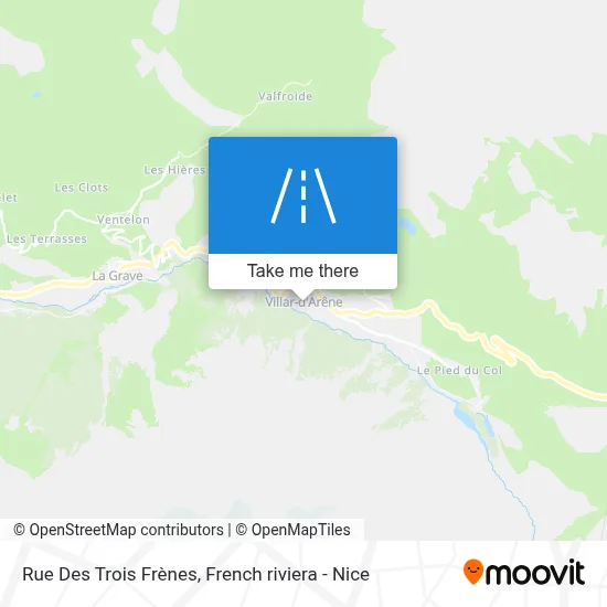 Rue Des Trois Frènes map