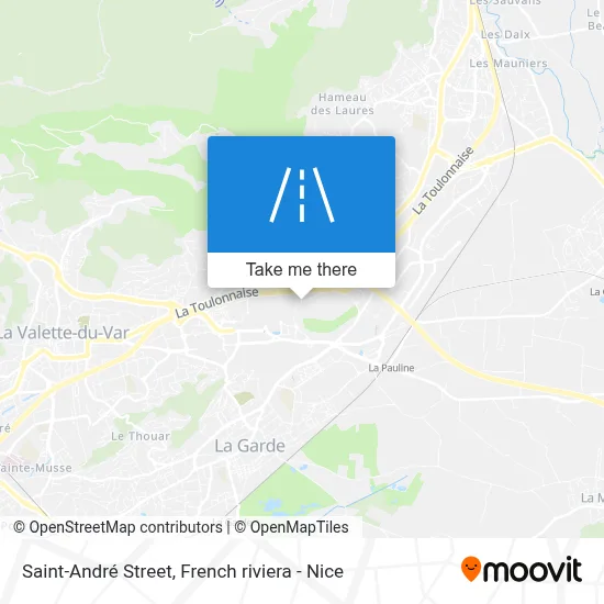 Rue Saint-André map