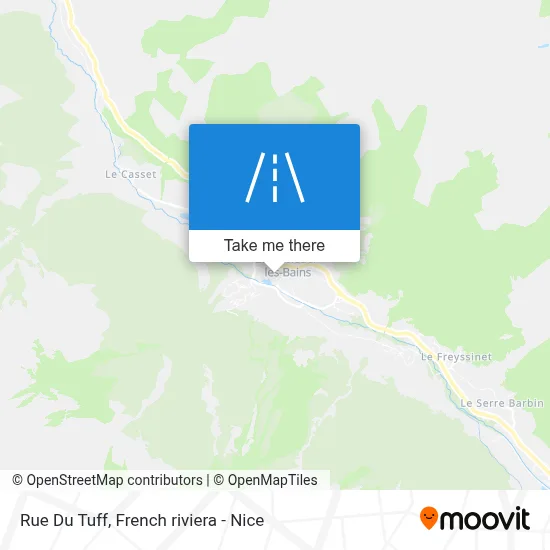 Mapa Rue Du Tuff