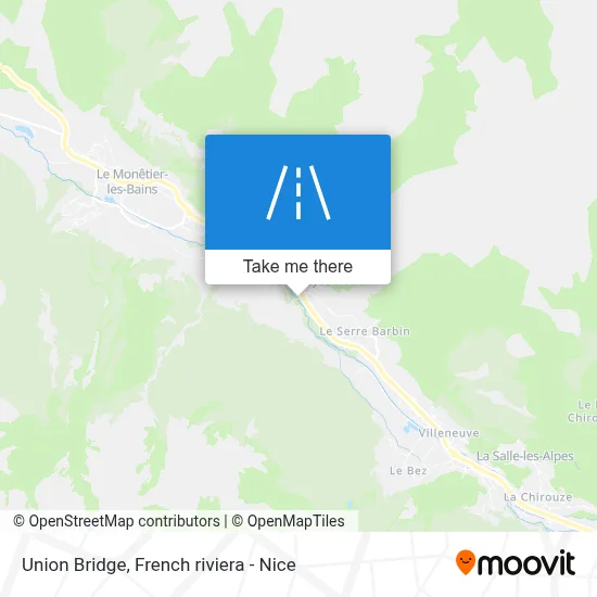 Pont De L'Union map