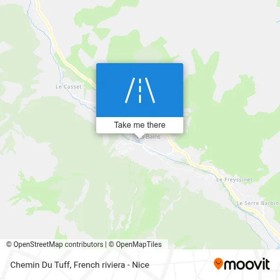 Chemin Du Tuff map