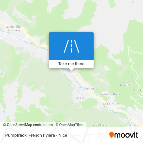 Pumptrack map