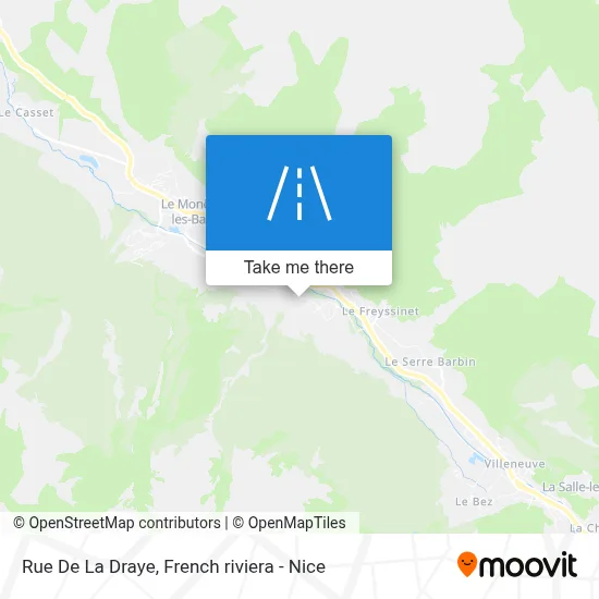 Rue De La Draye map