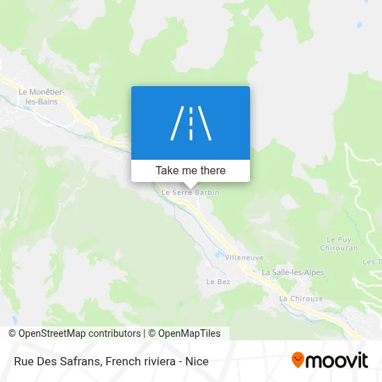 Mapa Rue Des Safrans