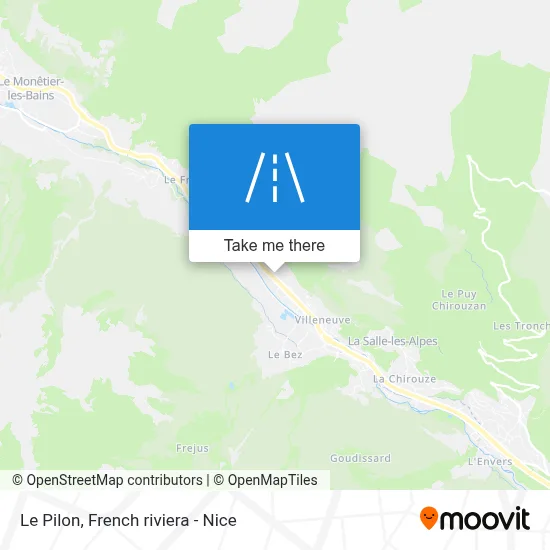 Le Pilon map
