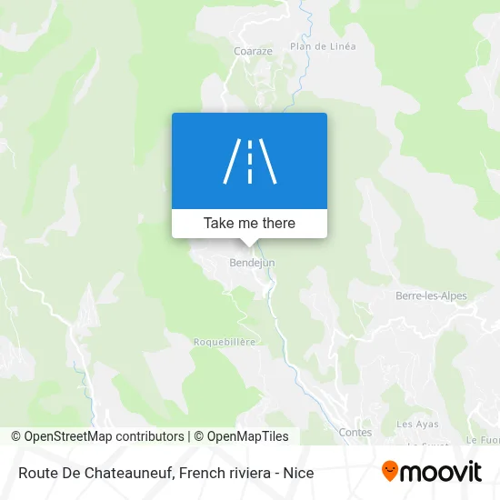 Route De Chateauneuf map