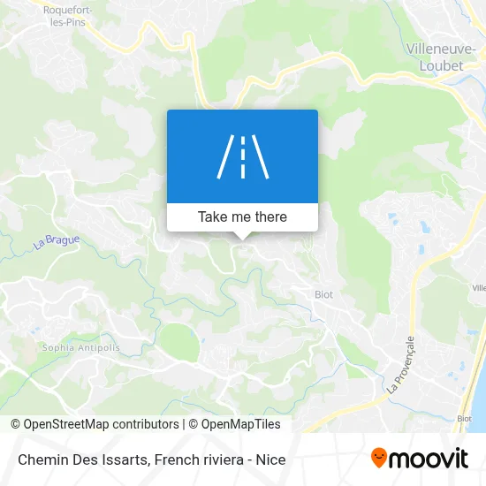 Chemin Des Issarts map