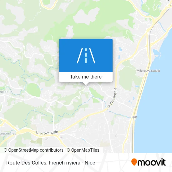 Route Des Colles map