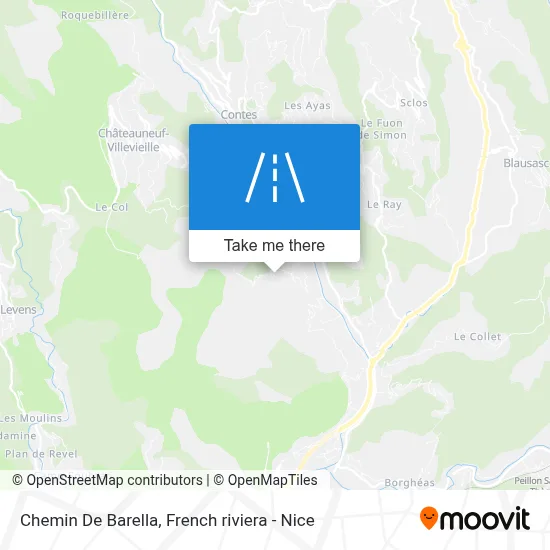 Chemin De Barella map
