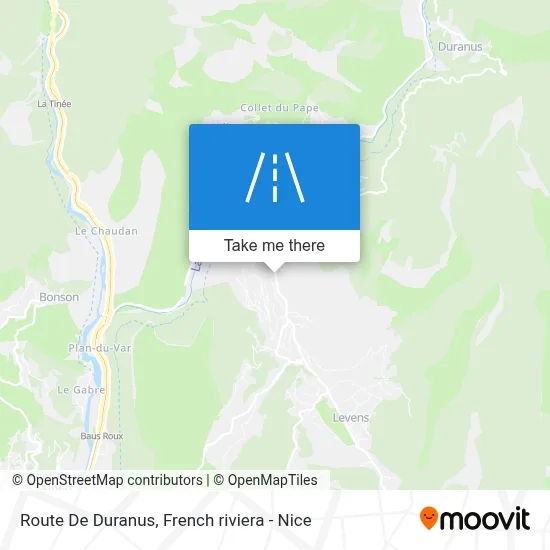 Route De Duranus map