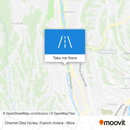 Chemin Des Iscles map