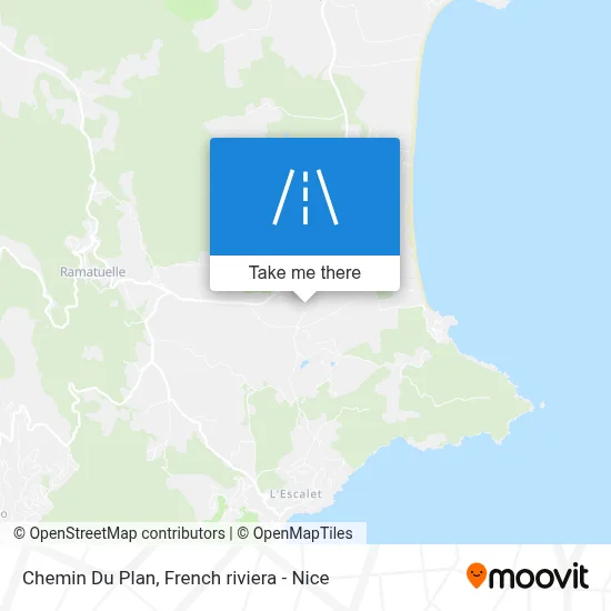 Chemin Du Plan map