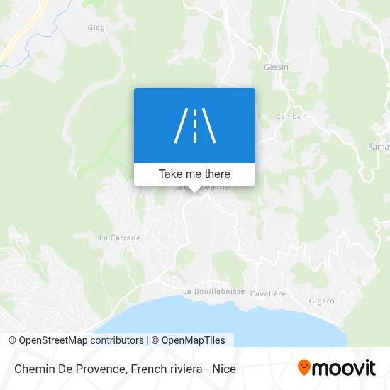 Chemin De Provence map
