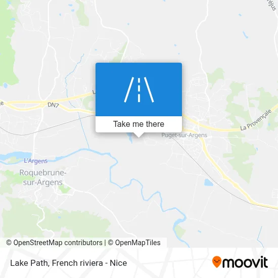 Chemin Du Lac map