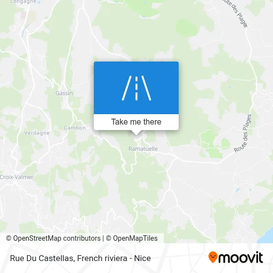 Mapa Rue Du Castellas
