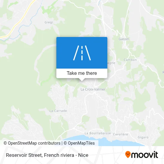 Rue Du Réservoir map