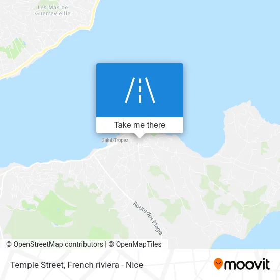 Mapa Rue Du Temple