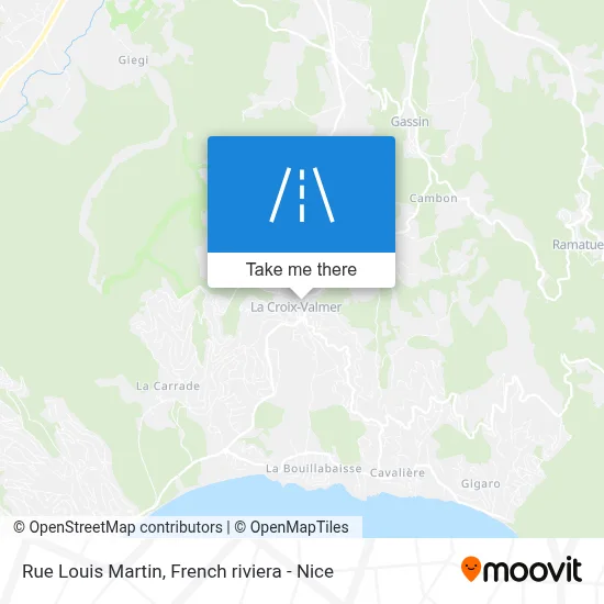 Rue Louis Martin map
