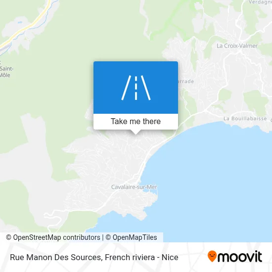 Mapa Rue Manon Des Sources