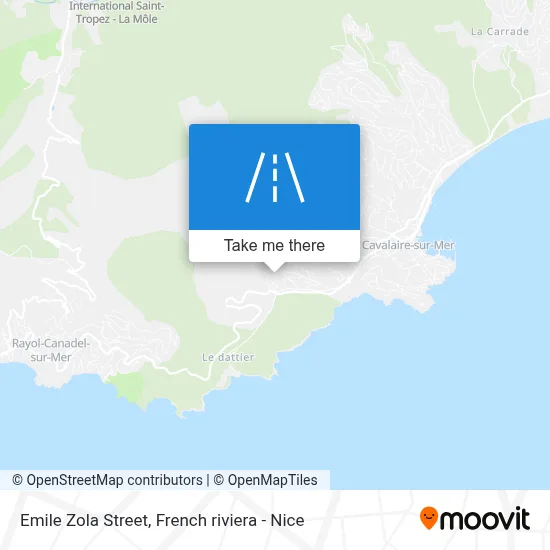 Rue Émile Zola map