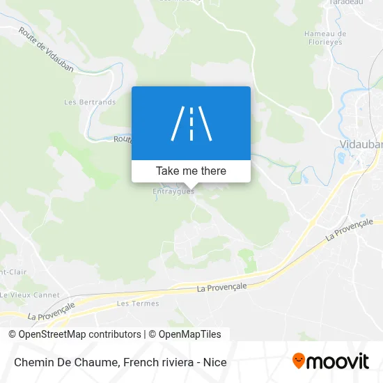 Chemin De Chaume map