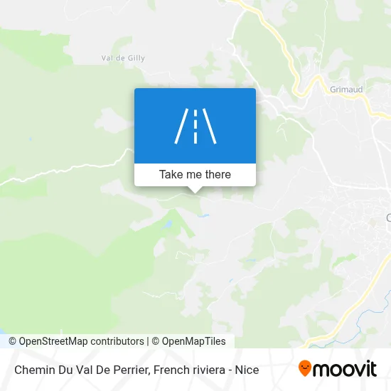 Chemin Du Val De Perrier map