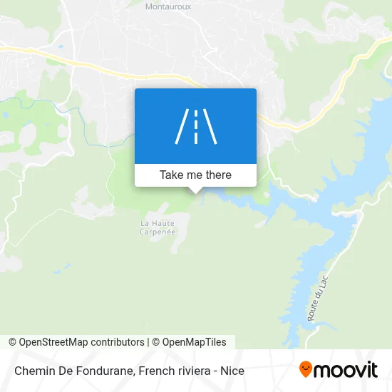Chemin De Fondurane map