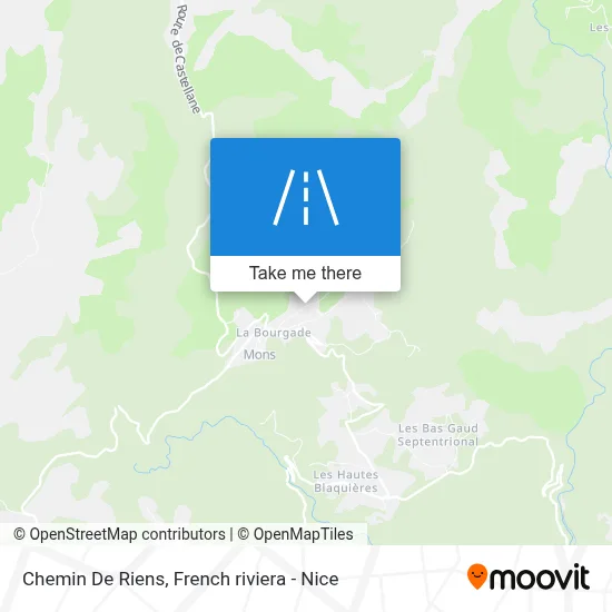 Chemin De Riens map
